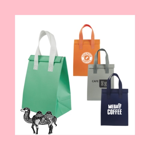 코팅 부직포 보온보냉백 소 19x25x13